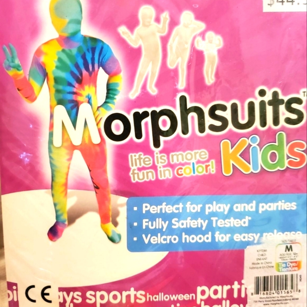 Tiedye morphsuit.